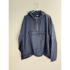 Vintage Olympic blue anorak wind breaker jacket